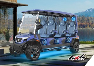Evolution DMAX GT6 Limo Golf Cart